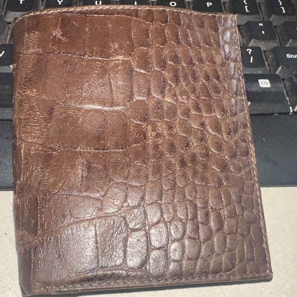 Vera Pelle Men's Alligator Wallet Vintage